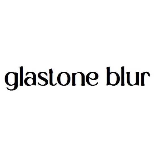 Glastone Blur Stylish Trendy Tech Elegant English Font