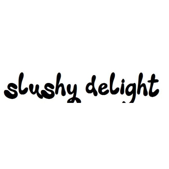 Fuente Slushy Delight | Tipo de pantalla de estilo técnico moderno de moda